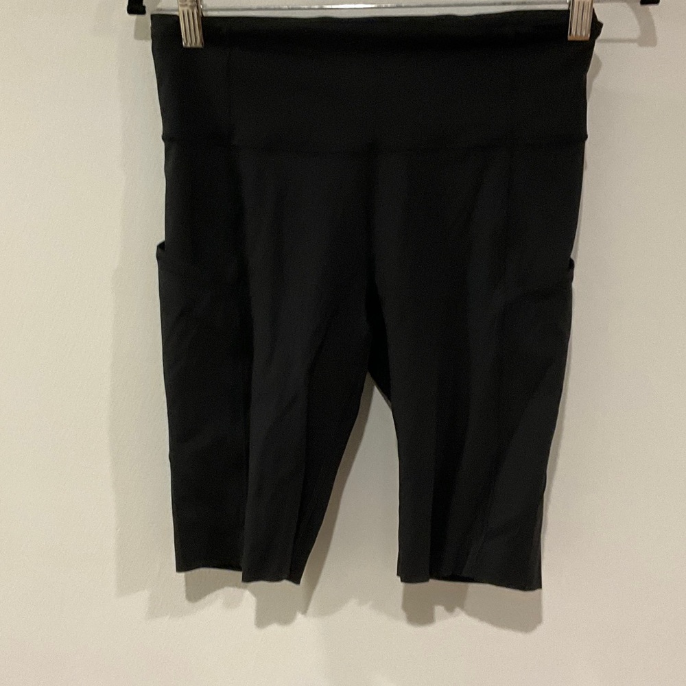 Black High-Waisted Lululemon Bike Shorts